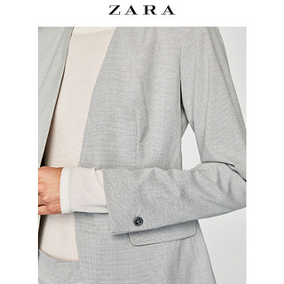 ZARA 02753221802 女士格纹西装外套