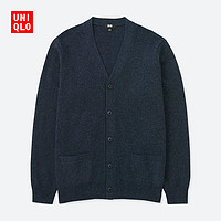 UNIQLO 优衣库 400634 男士羊仔毛开衫