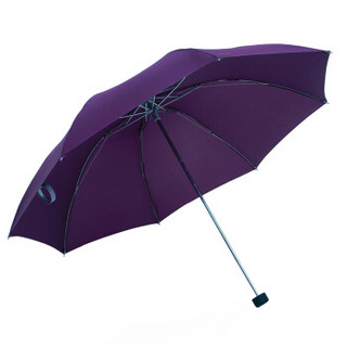 Paradise 天堂伞 307E2 晴雨伞深紫折叠加大雨伞 