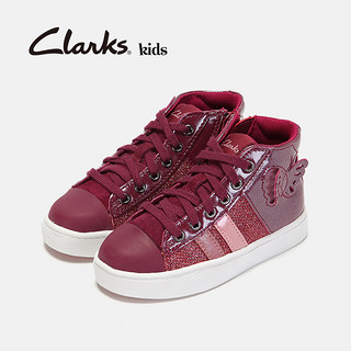 Clarks 女童高帮休闲鞋