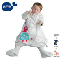 misslele 米乐鱼 小乌龟图案3段分腿睡袋 90*56cm