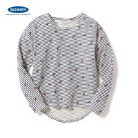 Old Navy 女童 时尚宽松落肩长袖T恤