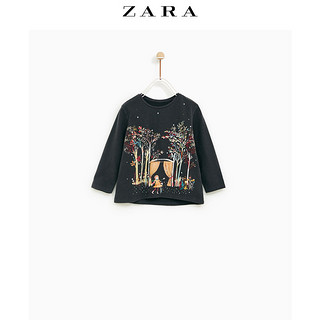 ZARA 03336659807 新品女婴童 印花T 恤 