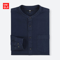 UNIQLO 优衣库 401821 男士牛仔立领衬衫