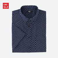UNIQLO 优衣库 195915 男士府绸短袖衬衫