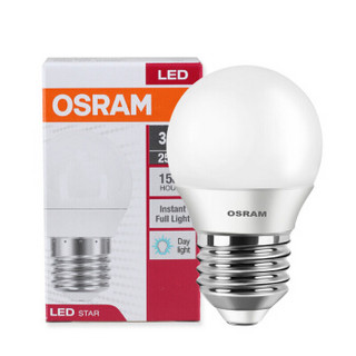 OSRAM 欧司朗 LED球泡 3W E27螺口 10只装 