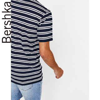 Bershka 02986461401 男士纯棉T恤