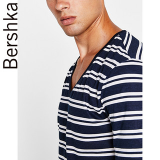 Bershka 02986461401 男士纯棉T恤