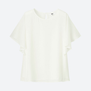 UNIQLO 优衣库 189625 女士荷叶袖上衣