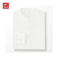 UNIQLO 优衣库183595 男士麻棉立领衬衫