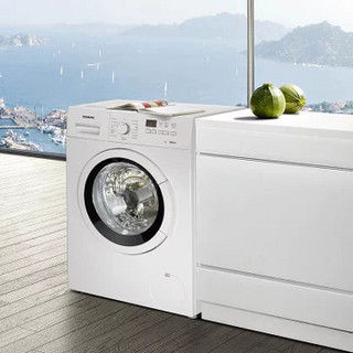 SIEMENS 西门子 3D正负洗系列 WS10K1C00W 滚筒洗衣机 6kg