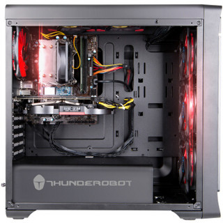 ThundeRobot 雷神 神曜A405 电脑主机（i5-7400、技嘉H110、128G SSD、iGame GTX1050Ti 4G）