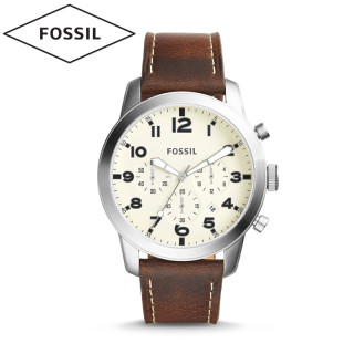 Fossil 化石 FS5146 皮表带防水男士腕表