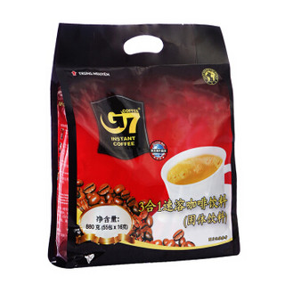  G7 COFFEE 中原咖啡 三合一速溶咖啡 16gx55条 880g