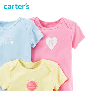 Carter‘s 全棉女宝宝婴儿童装 5件装