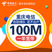 重庆电信 100Mbps宽带 12个月