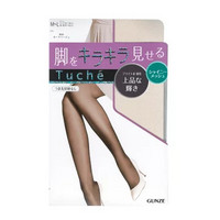 GUNZE 郡是 TUCHE 香槟闪金网状亮肤连裤丝袜*4条