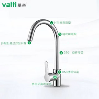 VATTI 华帝 H-A1005(58)-Q.1 厨房水槽单槽套装