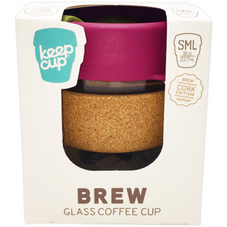 keepcup Brew Cork系列 随身玻璃咖啡杯 S 227ml