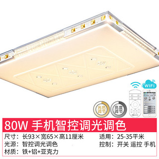 雷士 NVC   Lighting照明 晶皓LED吸顶灯 80W