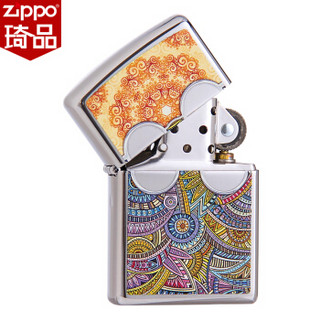 ZIPPO 芝宝 镜面镀铬 射印28871 打火机