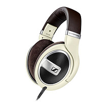 SENNHEISER 森海塞尔 HD599 耳罩式头戴式动圈耳机 象牙白/自然棕 3.5mm/6.3mm