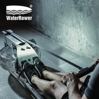 WaterRower 沃特罗伦 S1 不锈钢拉丝款 水阻划船机/划船器 WR400S4