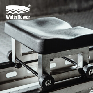 WaterRower 沃特罗伦 S1 不锈钢拉丝款 水阻划船机/划船器 WR400S4