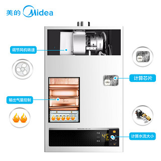 Midea 美的 JSQ25-D1 燃气热水器 13升