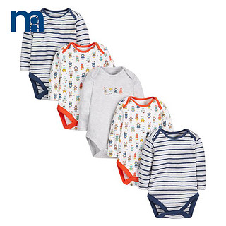 mothercare 婴儿连体衣5条装 52cm