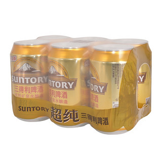 SUNTORY 三得利 超纯啤酒 听装 330ml*6罐