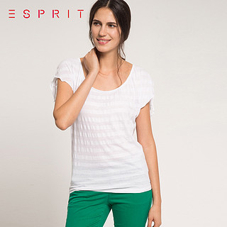 ESPRIT EDC 055CC1K028 女款飞袖短袖