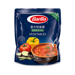 Barilla 百味来 蕃茄蔬菜风味 意大利面酱 250g *10件