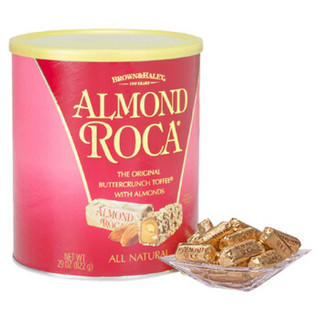 ALMOND ROCA 乐家 扁桃仁巧克力糖 美国进口 罐装822g