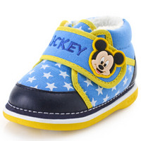 Disney 迪士尼 冬季宝宝鞋软底学步鞋 0231 蓝色 13cm/内长12.8cm