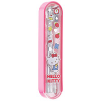 LOCK&LOCK 乐扣乐扣 HELLO KITTY 婴幼儿不锈钢勺子筷子盒子 套装（粉色）LKT002
