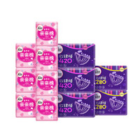 kotex 高洁丝 亲亲棉卫生巾日夜组合装 12包98片