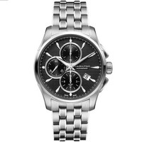 HAMILTON 汉米尔顿 自动计时系列 H32596131 男士自动机械表 黑盘 钢带