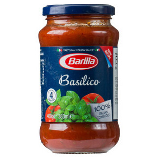 Barilla 百味来 罗勒风味 番茄意面调味酱 400g