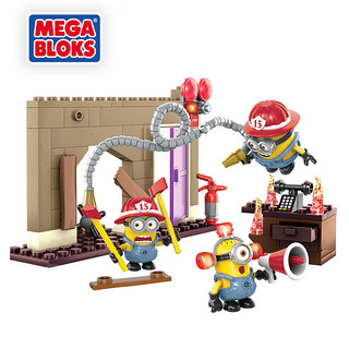 MEGA BLOKS 美高 大眼萌小黄人消防队玩具包 CNC81