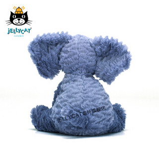 jELLYCAT 波浪毛系列 大象 蓝色