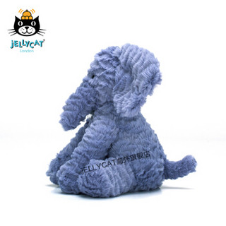 jELLYCAT 波浪毛系列 大象 蓝色