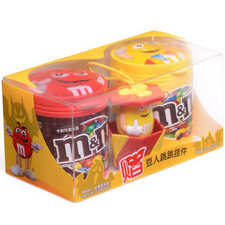 m&m‘s 牛奶/花生牛奶巧克力豆 100g*2+豆人玩偶