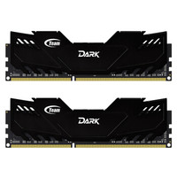 Team 十铨 Dark系列 DDR3 2400 16GB(8GBx2条) 台式机内存