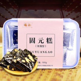 福牌阿胶 玫瑰红枣固元糕 500g