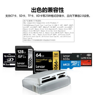Lexar 雷克沙 Multi-Card 25合1 USB3.0读卡器