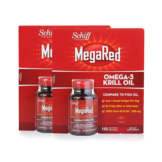 Schiff MegaRed Omega 3 Krill Oil 磷虾油 300mg*110粒*2