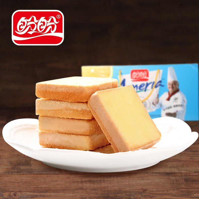 限华南盼盼梅尼耶干蛋糕柠檬味1kg