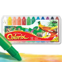 AMOS CRX5PC12 12色盒装蜡笔 