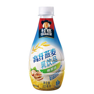 桂格（QUAKER）高纤燕麦乳麦榛果味350ML* 12